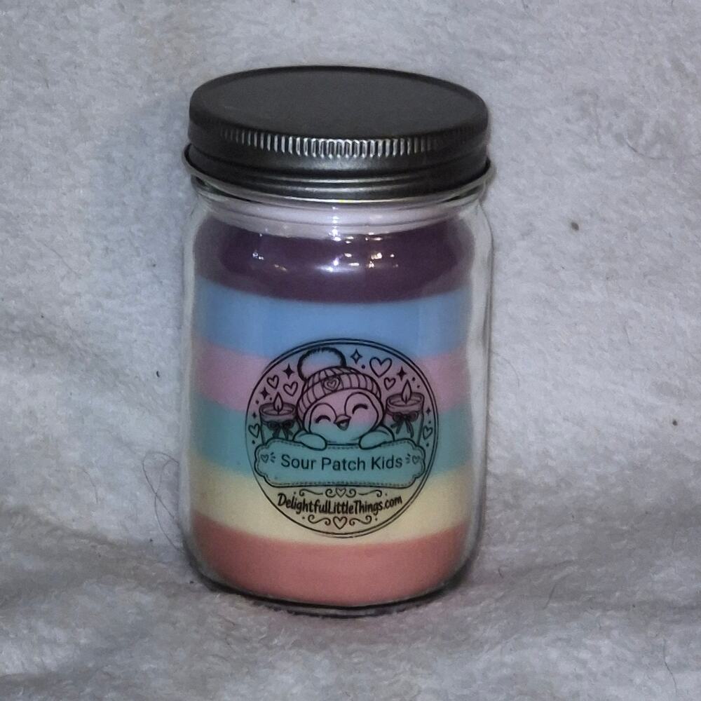 Homemade "Sour Patch" Candle, 12 oz